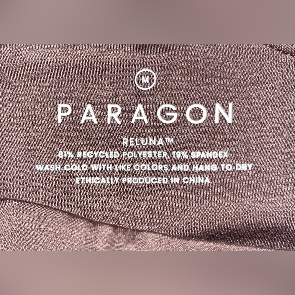 Paragon Fitwear Reluna Single Shoulder Brami in Teddy Size M - Picture 3 of 4